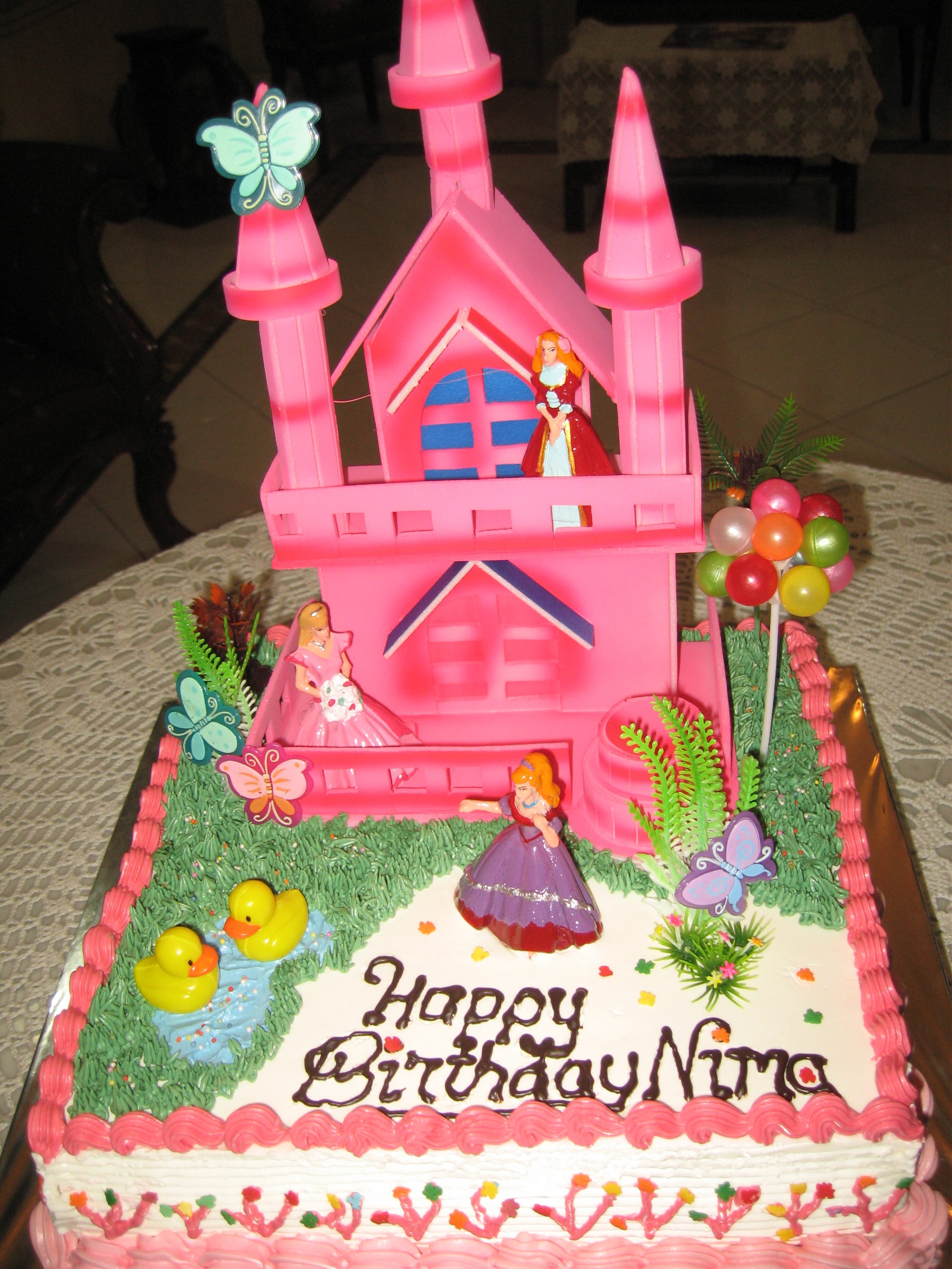 Birthday Cake Princess Castle Pondok Kue